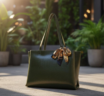 shimmerr Women Green Handbag