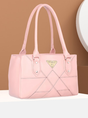 Sparly Women Pink Handbag