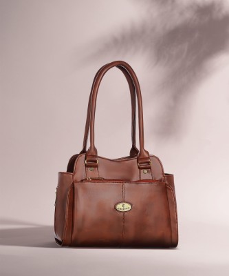 Snappy Women Brown Hand-held Bag