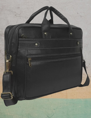 house of common Men & Women Black Messenger Bag