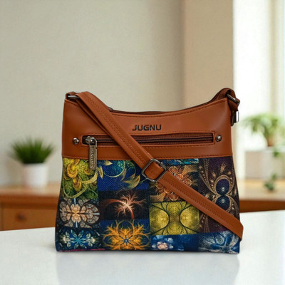 Jugnu Women Black, Multicolor Sling Bag