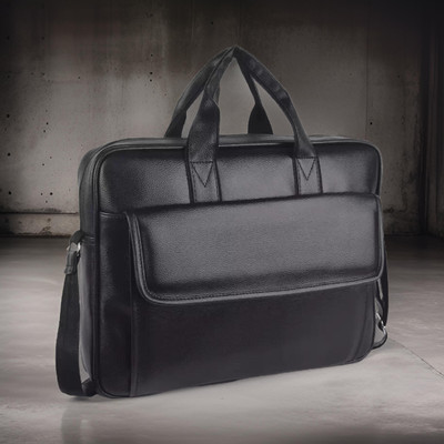 house of common Men & Women Black Messenger Bag