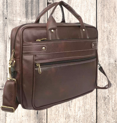 Shivra Men & Women Brown Messenger Bag