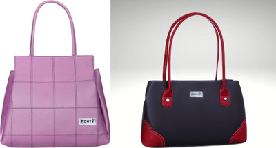 Ronty Women Black, Pink Handbag
