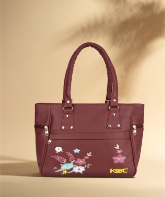 house of common Women Maroon Hand-held Bag