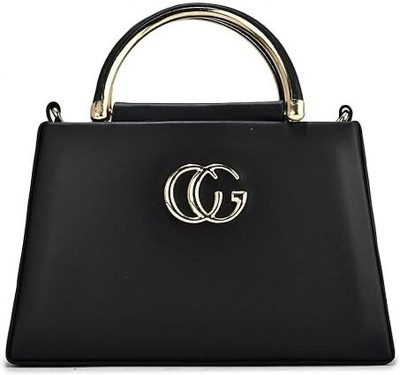 ZOKER Black Sling Bag BLack Women Sling Bag Modern Boxy PU Crossbody Bag for Women