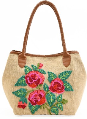 Boho Girl Women Beige Tote