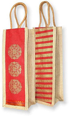 LMT Collection Men & Women Multicolor Bottle Bag(Pack of: 2)