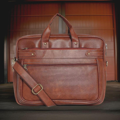 JairaJ Men & Women Tan Messenger Bag