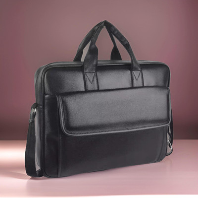 house of common Men & Women Black Messenger Bag