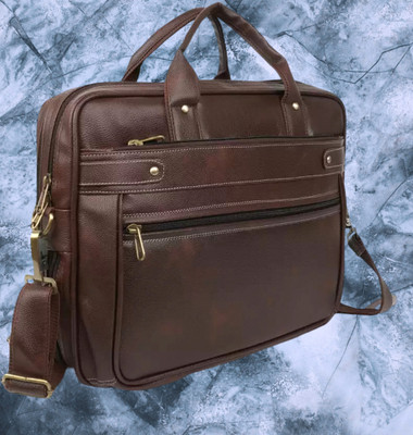 house of common Men & Women Brown Messenger Bag