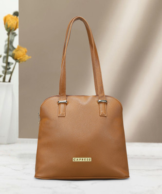 Caprese Women Tan Satchel