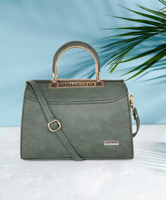 Lookout Fashion Women Green Handbag