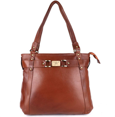 mrigdip Women Tan Tote