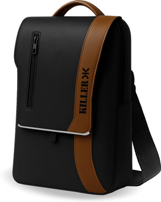KILLER Men & Women Black Messenger Bag