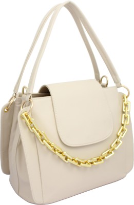 ANGLOPANGLO Women Beige Shoulder Bag