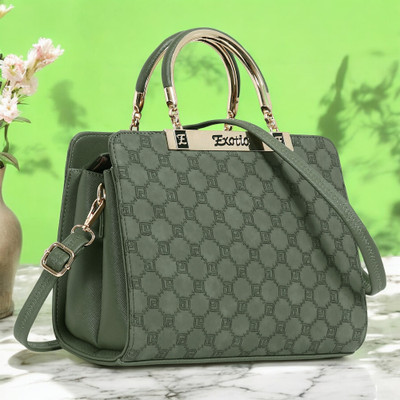 Exotic Women Green Handbag