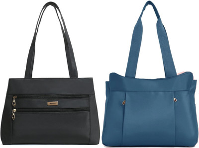 Reprox Women Black, Grey Messenger Bag(Pack of: 2)