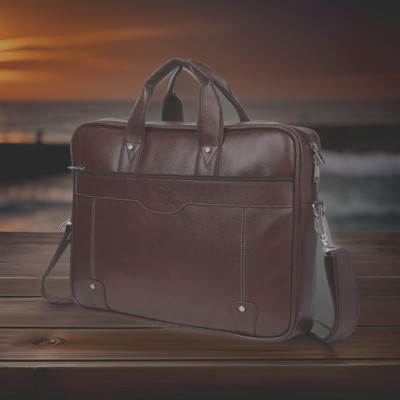 Shivra Men & Women Brown Messenger Bag