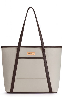 Fargo Women Beige Tote
