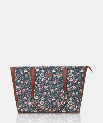 ZOUK Women Blue Tote