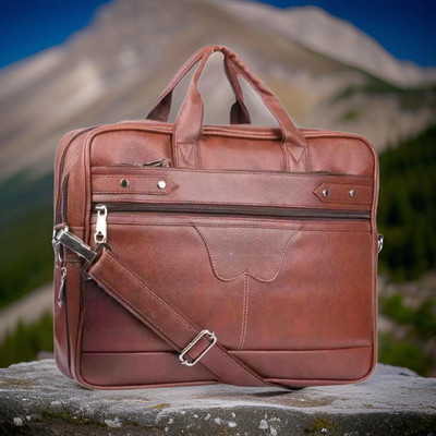 house of common Men & Women Brown Messenger Bag