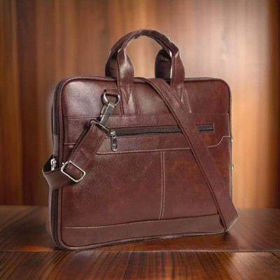house of common Men & Women Brown Messenger Bag