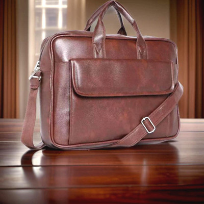 Shivra Men & Women Brown Messenger Bag