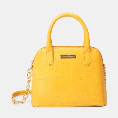 Mast & Harbour Women Yellow Handbag