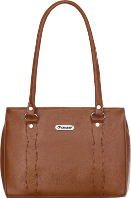 cp criceep Women Tan Handbag
