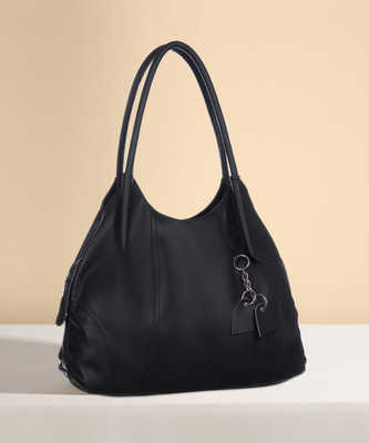 house of common Women Black Shoulder Bag