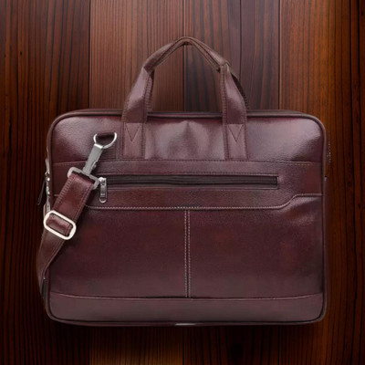 Shivra Men & Women Brown Messenger Bag