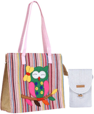 ENSAC Women Blue Handbag(Pack of: 2)