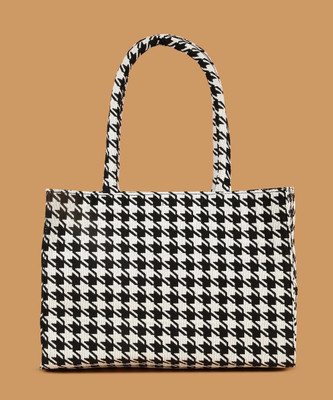 FLY BOYZ Women Black, White Tote