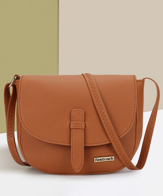Fastrack Women Tan Sling Bag