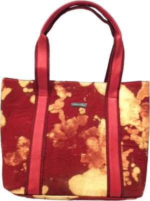 Shiborika Women Red, Orange Tote