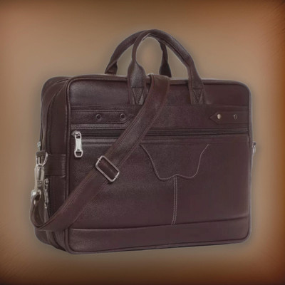 house of common Men & Women Brown Messenger Bag