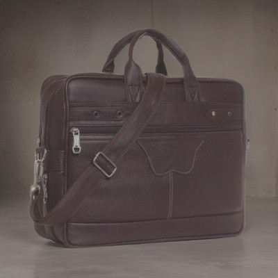 house of common Men & Women Brown Messenger Bag