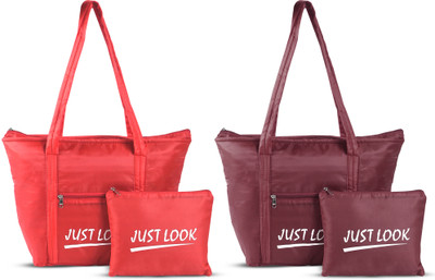 KUBER INDUSTRIES Men & Women Red, Maroon Messenger Bag(Pack of: 2)