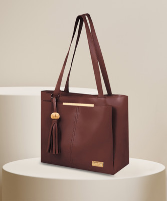 SassyNslaying Women Brown Hand-held Bag