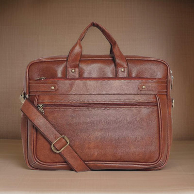 JairaJ Men & Women Brown Messenger Bag