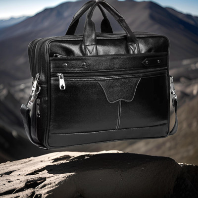 house of common Men & Women Black Messenger Bag