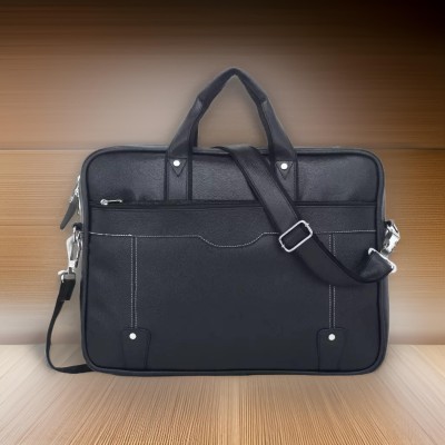 JairaJ Men & Women Black Messenger Bag