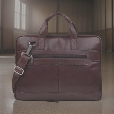 Shivra Men & Women Brown Messenger Bag