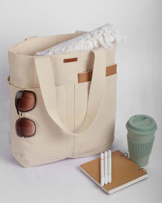 SAVIE Women White Tote