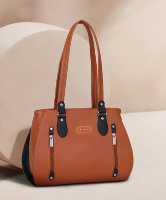 cp criceep Women Tan Shoulder Bag