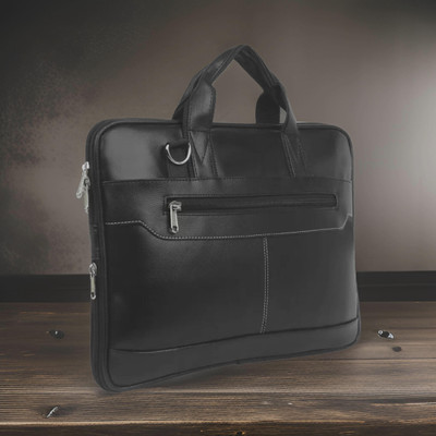 house of common Men & Women Black Messenger Bag
