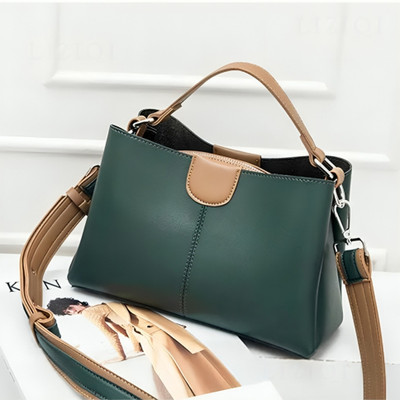 LIZIQI Green Messenger Bag DESIGNER TRENDY BAG FOR WOMEN LADIES PURSE SIDE BAG