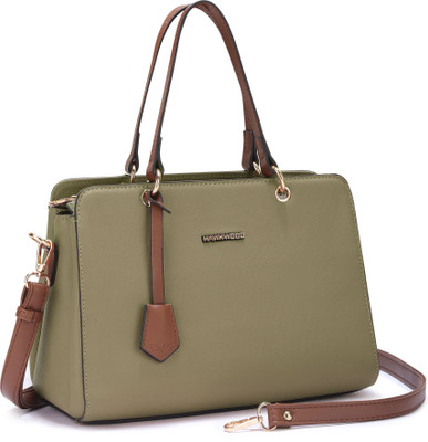 HAWKWOOD Women Green Handbag