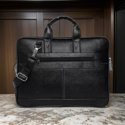 house of common Men & Women Black Messenger Bag
